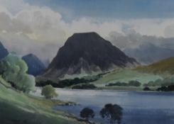 Local Interest* Edward Grieg Hall (British 1929-2017) watercolour, Lakeland scene, signed lower