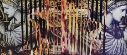 Robert Richfield (American b1947-Present) A group of four experimental multi-panelled photographic