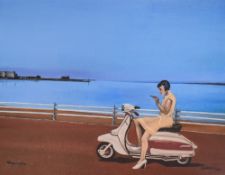 Local Interest* After Andy Shackleton (British contemporary) a limited edition print 'Morecambe'