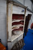 An impressive 19th Century Architectural Adams style Corner shelf with cupboard fronts under, bow