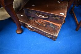 Three vintage cases