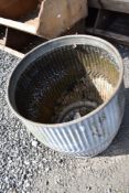 A vintage dolly tub, bottom rusty but seems hole free
