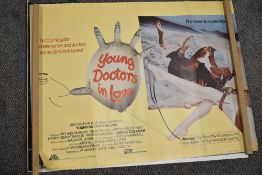 Four UK Quad movie posters c1970s/80s
