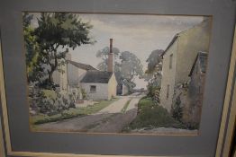 R Gordon (20th century) a watercolour Dimmingsdale signed and dated (19)76 25 x 36cm mounted