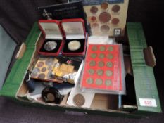 A collection of modern Coinage including Royal Mint 2015 Brilliant Uncirculated One Ounce Silver