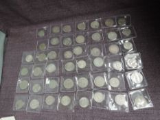 A collection of Half Crowns and Florins including, Half Crowns 1874, 1883, 1896, 1898 etc, Gothic