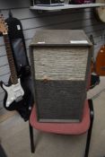 A vintage loudspeaker, labelled Ear