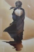 After Renato Casaro (italian, b.1935), 20th Century print, 'Schirokko II', framed, mounted, and