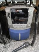 An Alba stereo/radio/cassette player.