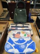Three good quality handbags and a lap top case, including Billy bag.