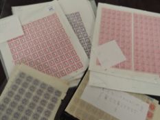SOUTH AFRICA, TRANSVAAL, NATAL COLLECTION OF FULL SHEETS/PART SHEETS Range of full sheets, part
