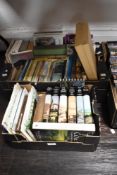Two cartons of books of British Countryside interest including W.G. Collingood The Lake Counties,