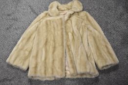 A ladies vintage Tissavel of France faux fur coat