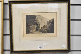 After Gabriel Lory (19th Century Swiss School), a reproduction print, 'View of The Gallery of