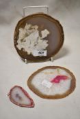 An assorted collection of minerals and specimens