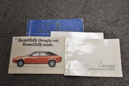 Four specifications catalogues of Austin Princess interest.