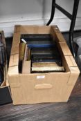 A small carton of books of assorted genre including Mayhall's Annals of Yorkshire, Selections from