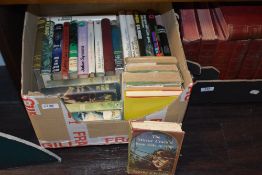 Literature. A carton. Includes; Agatha Christie; Ian Fleming; etc. (27)