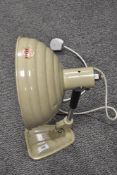 A 20th Century industrial enamelled anglepoise lamp by Pifco, 34cm tall