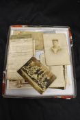 A small collection of early 20th Century and other photographs and postcards, to include a