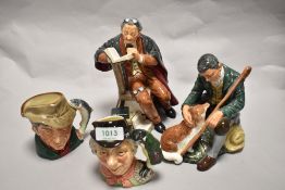 Two Royal Doulton porcelain figures, comprising The Master HN2325 and The Professor HN2281, sold