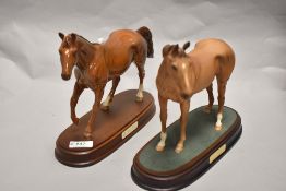Two Royal Doulton Horses, Mr Frisk DA190 and My First Horse H193.