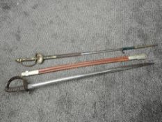 A British 19th century Smallsword by Holbeck & Son London, blade rusty but can make out engraving of