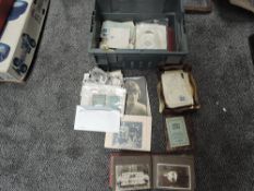 A collection of Military photo's and paper ephemera including letters