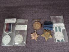 A collection of Medals, Edward VII Royal Navy Reserve Long Service & Good Conduct (af) to D1864.H.