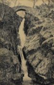 Local Interest* Alfred Wainwright (British 1907-1991) an original pen and ink drawing of the