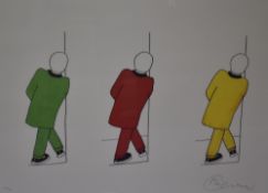 Billy Connolly CBE (b.1942), giclee on paper, a collection of 6 prints from 'Born On A Rainy Day'
