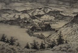 Local Interest* After Arthur Bell RWA (British 1897-1995) a monochrome etching entitled '