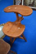 A traditional pine cock fighting stool