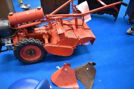 An interesting Howard 'The Gem' rotavator with Rotary Hose JAP engine, bearing applied plaque,