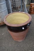 A vintage crock