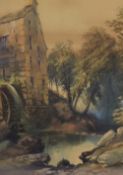 Josiah Whymper (19th/20th Century, British), watercolour, 'Mill On The Wharfe, Yorkshire', title
