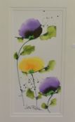 Jean Picton (British, 20th Century), watercolour, Poppies, signed to the lower centre, framed,