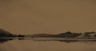 *Local Interest - Bernard Eyre Walker (1886-1972), etching, 'Coniston Water From Brantwood',