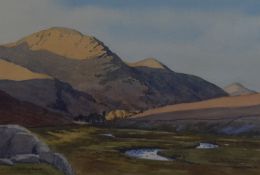 *Local Interest - William Stirling Martin (20th Century, British), watercolour, in the manner of Len