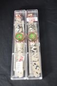 Two Swatch 'First Sin Adam & Eve' GP108 wristwatches circa 1993, with plastic cases and guarantees