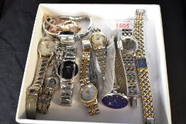 A ladies blue faced Storm 'Snow' wristwatch with mesh bracelet, sold together with a selection of