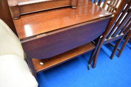 An early 20th Century mahogany tea trolley