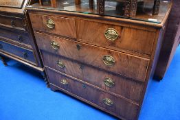 A 19th Century Regency style chest of two over three drawers, nice proportions width approx. 92cm