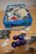 An array of vintage and antique buttons including Bakelite, metal and wood, some really unusual