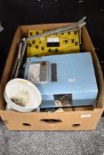A part angle poise lamp, Decca automated infusion unit type 400 MKII and other testing unit sold