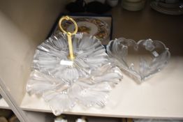 A Royal Worcester 'Fruit Basket' pattern cake plate, with original packaging, sold along with a