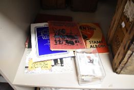A small lot of stamps, of British and world interest, two partially filled Triumph stamp albums