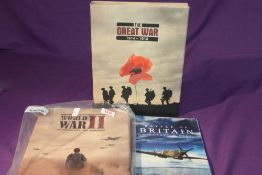 THE GREAT WAR, WWII AND BATTLE OF BRITAIN COIN AND STAMP FOLDERS BOB Jubilee mint folder with 4 x