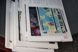 USA 1990's COLLECTION OF WWII REMEMBERED SETS x 5 ALL DIFFERENT Run of the World War II remembered