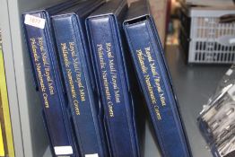 GB COLLECTION OF NUMISMATIC & MEDALLIC COVERS IN 4 VOLUMES, 1999-2012 Beautiful collection of